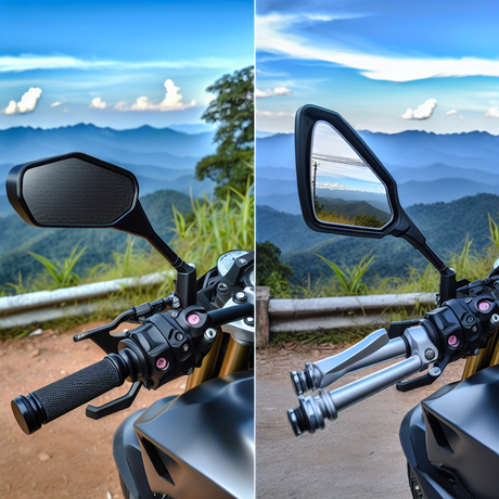 Are Bar End Mirrors Better and Safer Than Stock Options