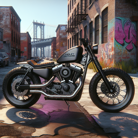 Custom Harley Shovelhead Street Tracker Built in South Africa