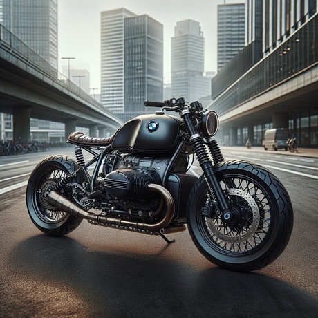 Custom BMW Boxer Bobber Built from R65 and R100 Parts