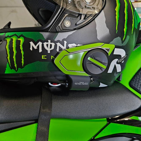 For Sena 50S Communication System Use Protection Decal Stickers Monster Green