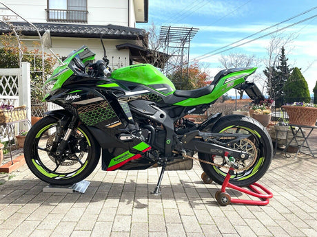 For Kawasaki ZX-25R 17 inch Rim Wheel Stickers J06W 2-Piece Decal Green