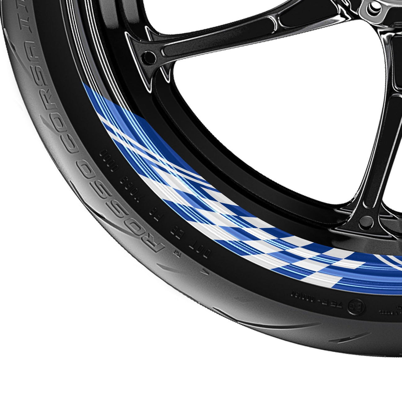 Advanced Pattern 2-Piece Decal Vinyl Rim Wheel Sticker