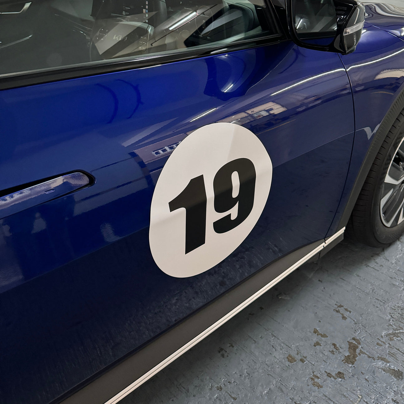 Car Number Stickers Magnet Decals