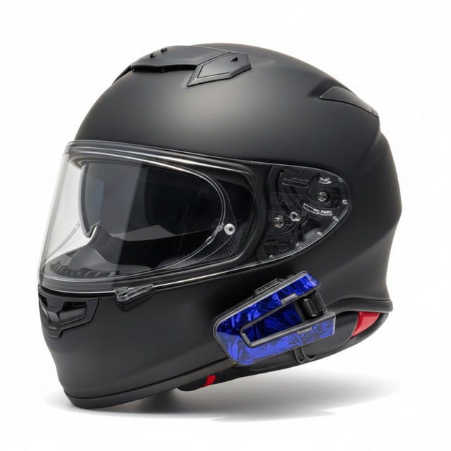 For Cardo Packtalk Edge Neo Pro Skin Stickers Graphics Decal Protection Forged Cardon Glossy Blue