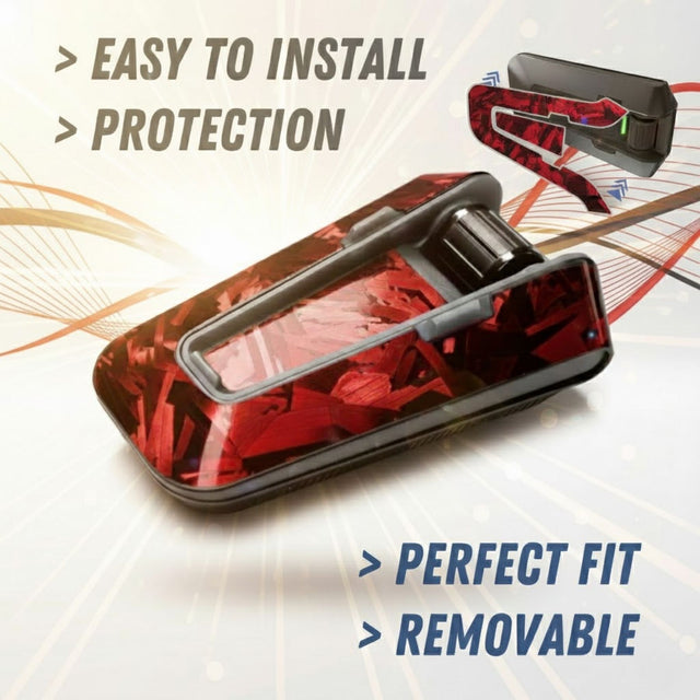 For Cardo Packtalk Edge Neo Pro Skin Stickers Graphics Decal Protection Forged Cardon Glossy Purple