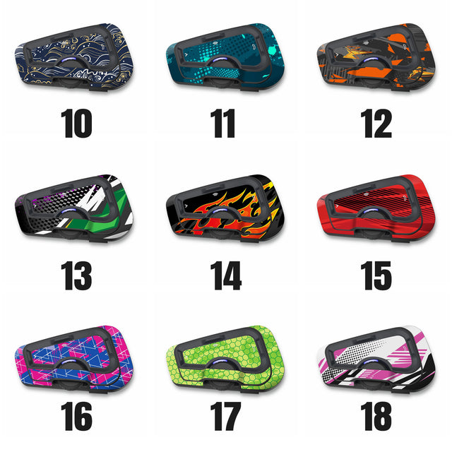 For Cardo Freecom 4X 2X Protection Skin Stickers Spark Radimix Decal FCX10-18 - StickerBao Wheel Sticker Store