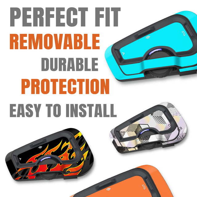 For Cardo Freecom 4X 2X Protection Skin Stickers Spark Radimix Decal FCX28-36 - StickerBao Wheel Sticker Store
