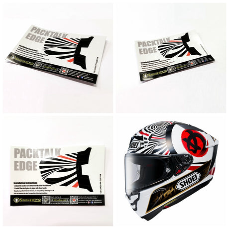 For Cardo Packtalk Bold Communication System Use Protection Graphics Decal Stickers - Color For Marquez Motegi 4 TC-1 - StickerBao Wheel Sticker Store