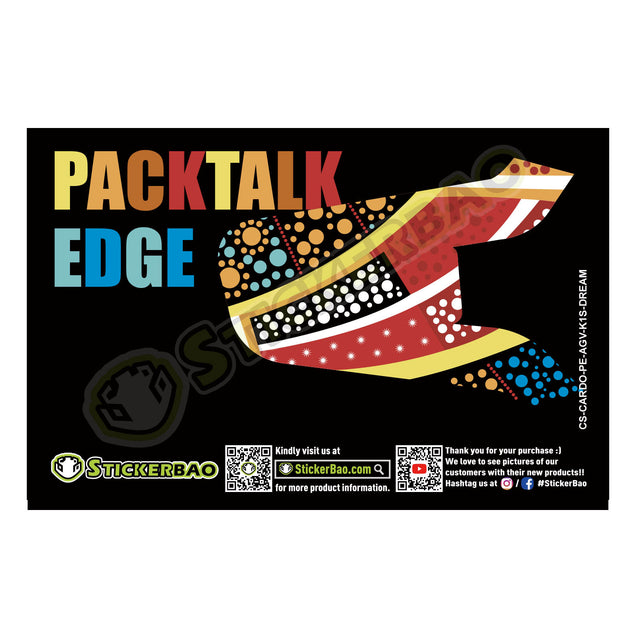 For Cardo Packtalk Edge Neo Pro Communication System Use Protection Graphics Decal Stickers - Color For K1 S DreamTime
