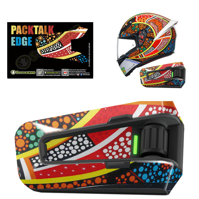 For Cardo Packtalk Edge Neo Pro Communication System Use Protection Graphics Decal Stickers - Color For K1 S DreamTime