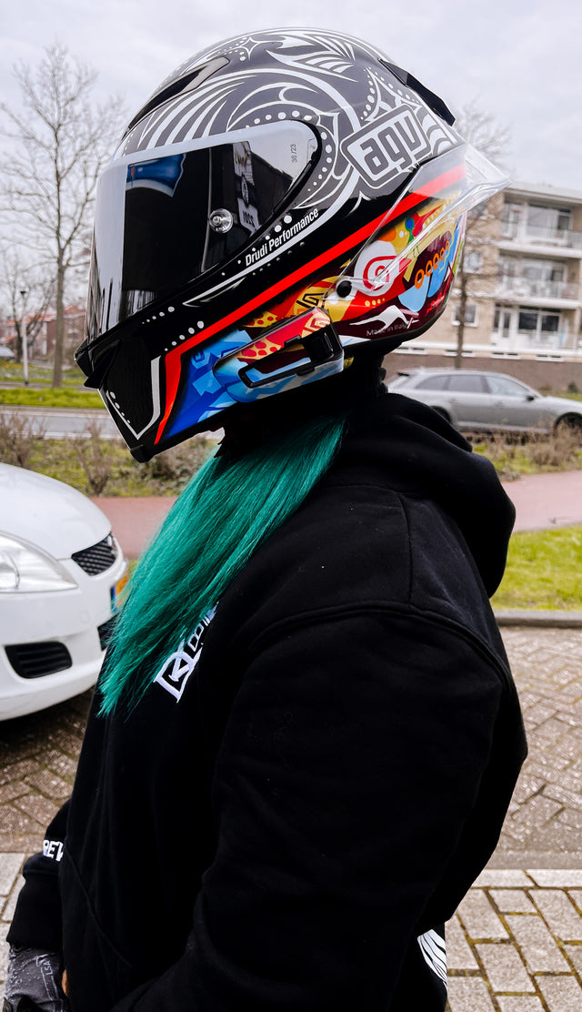 For Cardo Packtalk Edge Neo Communication System Use Protection Graphics Decal Stickers - Color For pista gp rr limited edition world title 2002 - StickerBao Wheel Sticker Store