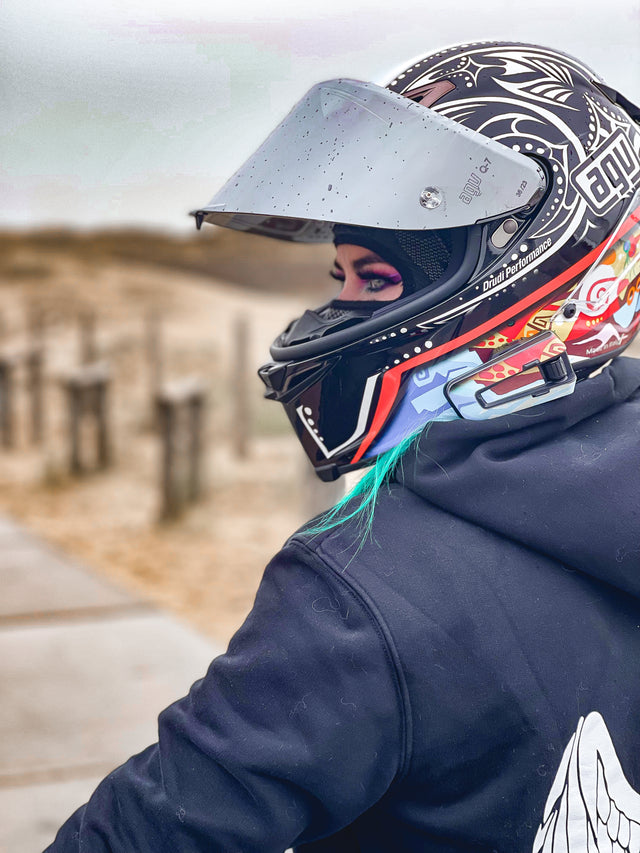 For Cardo Packtalk Edge Neo Communication System Use Protection Graphics Decal Stickers - Color For pista gp rr limited edition world title 2002 - StickerBao Wheel Sticker Store