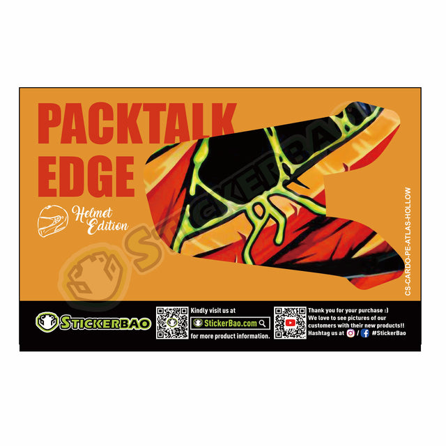 For Cardo Packtalk Edge Neo Pro Communication System Use Protection Graphics Decal Stickers - Color For 4.0 HOLLOW