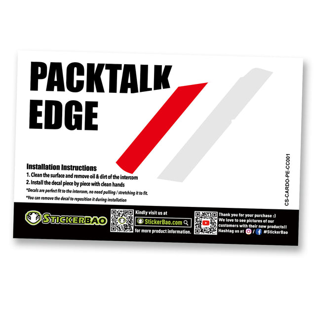 For Cardo Packtalk Edge Neo Use Protection Graphics Decal Stickers Country Flag Color - Motorcycle Accessories - StickerBao Wheel Sticker Store