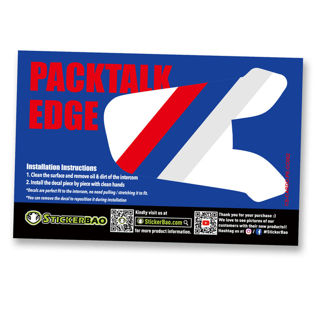 For Cardo Packtalk Edge Neo Use Protection Graphics Decal Stickers Country Flag Color - Motorcycle Accessories - StickerBao Wheel Sticker Store