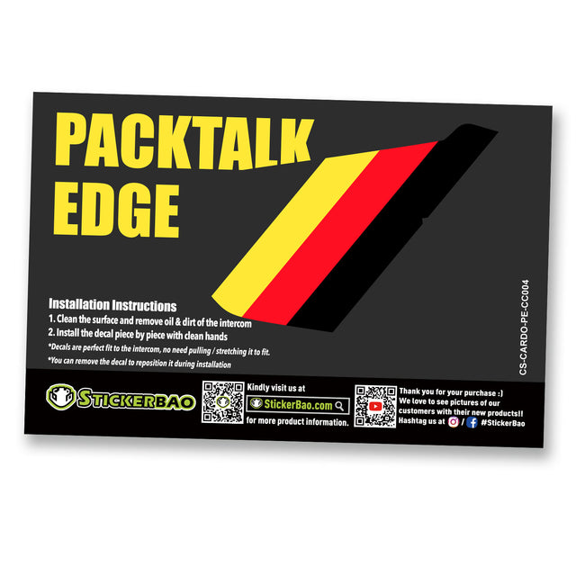 For Cardo Packtalk Edge Neo Use Protection Graphics Decal Stickers Country Flag Color - Motorcycle Accessories - StickerBao Wheel Sticker Store