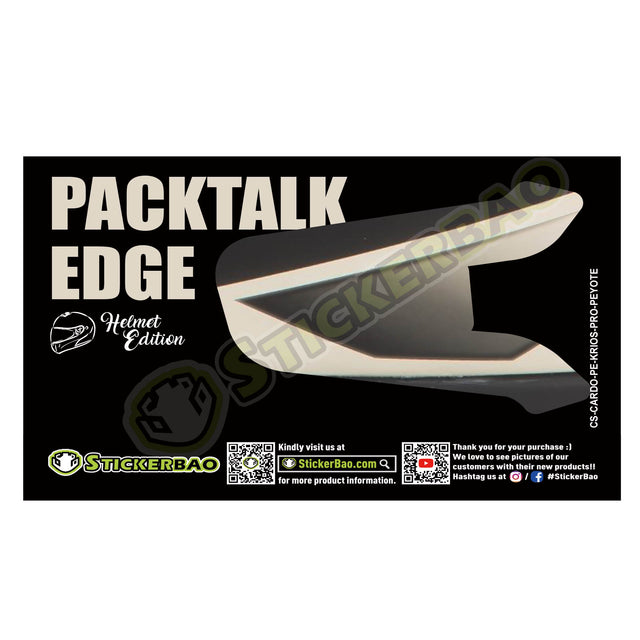 For Cardo Packtalk Edge Neo Pro Communication System Use Protection Graphics Decal Stickers - Color For Krios Pro Peyote