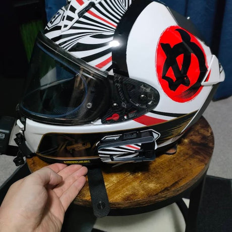 For Cardo Packtalk Edge Communication System Use Protection Graphics Decal Stickers - Color For Marquez Motegi 4 TC-1 - StickerBao Wheel Sticker Store