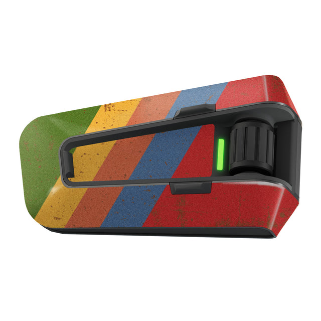Para Cardo Packtalk Edge Neo, use calcomanías gráficas de protección retro: accesorios para motocicletas