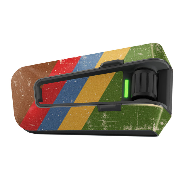 Para Cardo Packtalk Edge Neo, use calcomanías gráficas de protección retro: accesorios para motocicletas