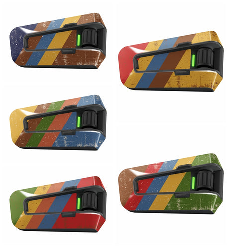 For Cardo Packtalk Edge Neo Use Protection Graphics Decal Stickers Retro - Motorcycle Accessories - StickerBao Wheel Sticker Store