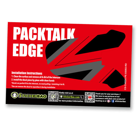 For Cardo Packtalk Edge Neo Use Protection Graphics Decal Stickers Tape- Motorcycle Accessories - StickerBao Wheel Sticker Store