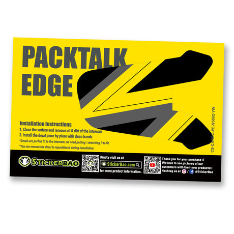 For Cardo Packtalk Edge Neo Use Protection Graphics Decal Stickers Tape- Motorcycle Accessories - StickerBao Wheel Sticker Store