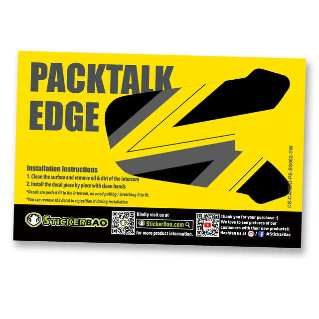 For Cardo Packtalk Edge Neo Use Protection Graphics Decal Stickers Tape- Motorcycle Accessories - StickerBao Wheel Sticker Store