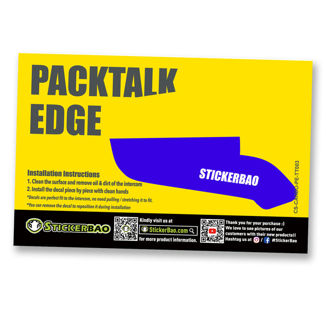 For Cardo Packtalk Edge Neo Use Protection Graphics Decal Stickers Double Tint - Motorcycle Accessories - StickerBao Wheel Sticker Store