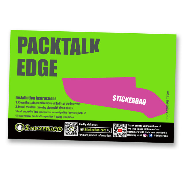 For Cardo Packtalk Edge Neo Use Protection Graphics Decal Stickers Double Tint - Motorcycle Accessories - StickerBao Wheel Sticker Store