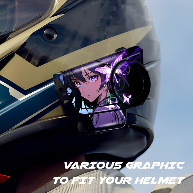 For Sena 60S Skin Stickers Communication System Protection Graphics Decal Fantasy Butterfly Girl I Motorcycle Accessories