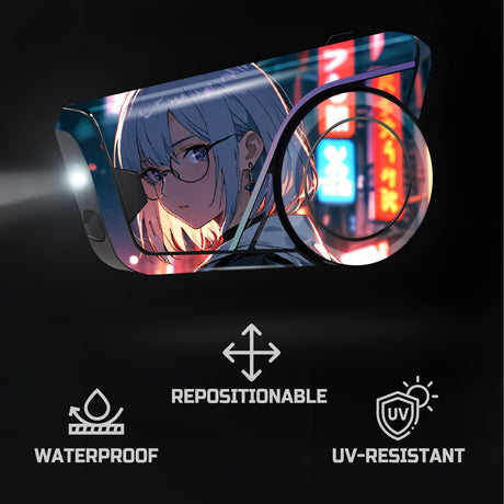 For Sena 60S Skin Stickers Communication System Protection Graphics Decal Glasses Girl Motorcycle Accessories