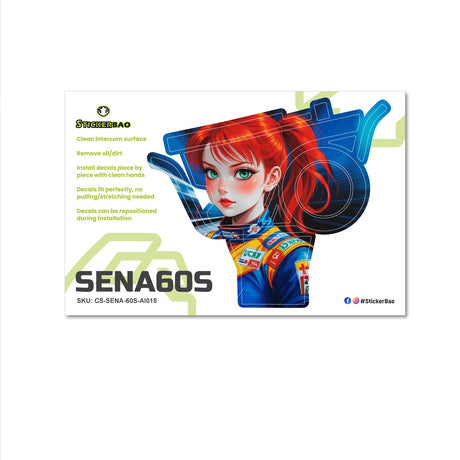For Sena 60S Skin Stickers Communication System Protection Graphics Decal Rider Aesthetic Motorcycle Accessories
