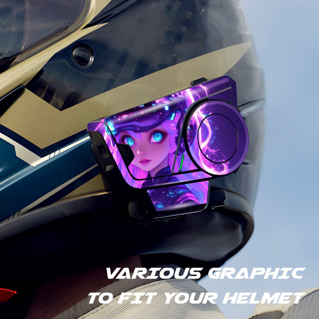 For Sena 60S Skin Stickers Communication System Protection Graphics Decal Rock Girl Motorcycle Accessories