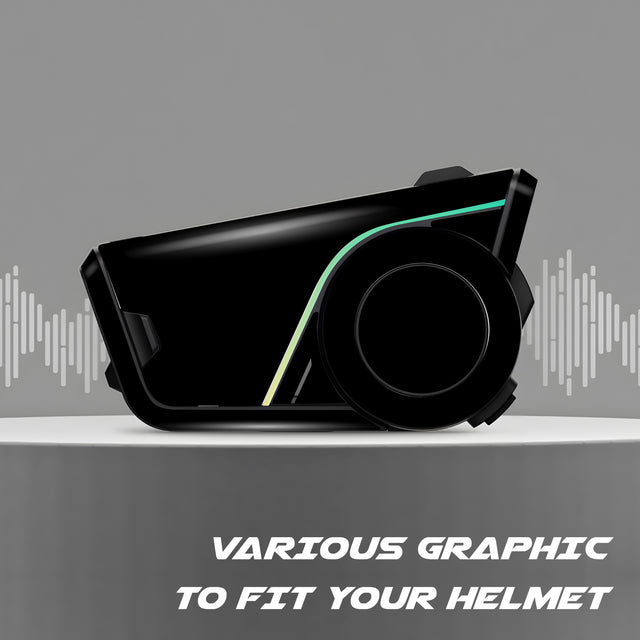 For Sena 60S Skin Stickers Communication System Protection Graphics Decal Solid Color Black Motorcycle Accessories