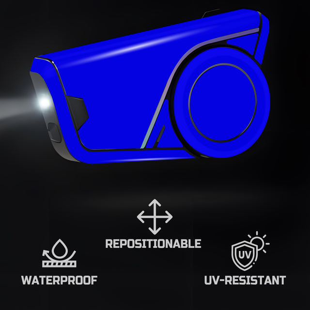 For Sena 60S Skin Stickers Communication System Protection Graphics Decal Solid Color Blue Motorcycle Accessories