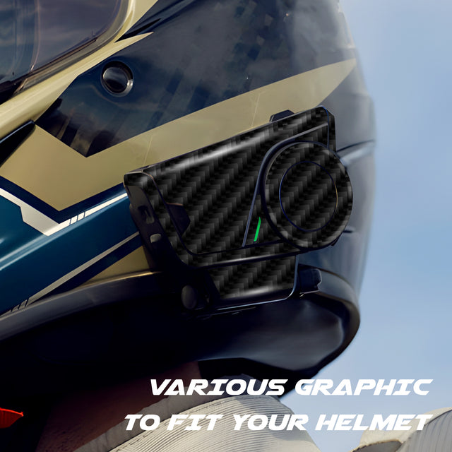 For Sena 60S Skin Stickers Communication System Protection Graphics Decal Carbon Fiber Motorcycle Accessories