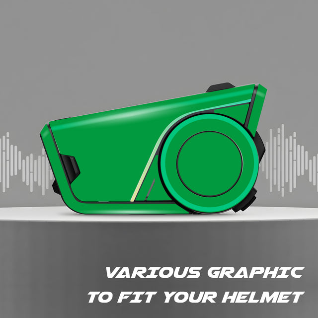 For Sena 60S Skin Stickers Communication System Protection Graphics Decal Solid Color Dark Green Motorcycle Accessories