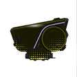 For Sena 60S Skin Stickers Communication System Protection Graphics Decal L03 Dot Black Yellow Motorcycle Accessories