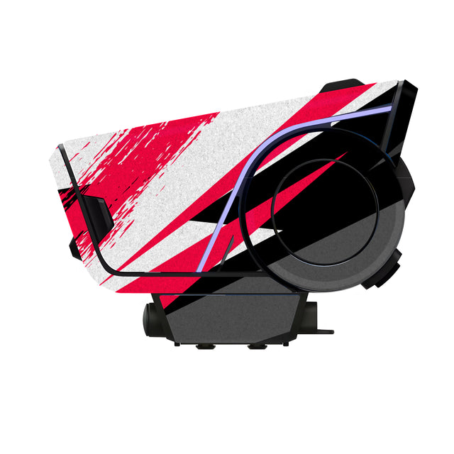For Sena 60S Skin Stickers Communication System Protection Graphics Decal L05 Abstract Red Motorcycle Accessories