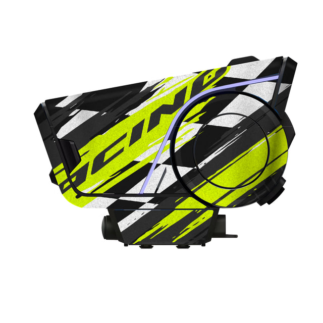 For Sena 60S Skin Stickers Communication System Protection Graphics Decal L07 Abstract Green Motorcycle Accessories