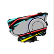 For Sena 60S Skin Stickers Communication System Protection Graphics Decal L08 Abstract Gray Motorcycle Accessories