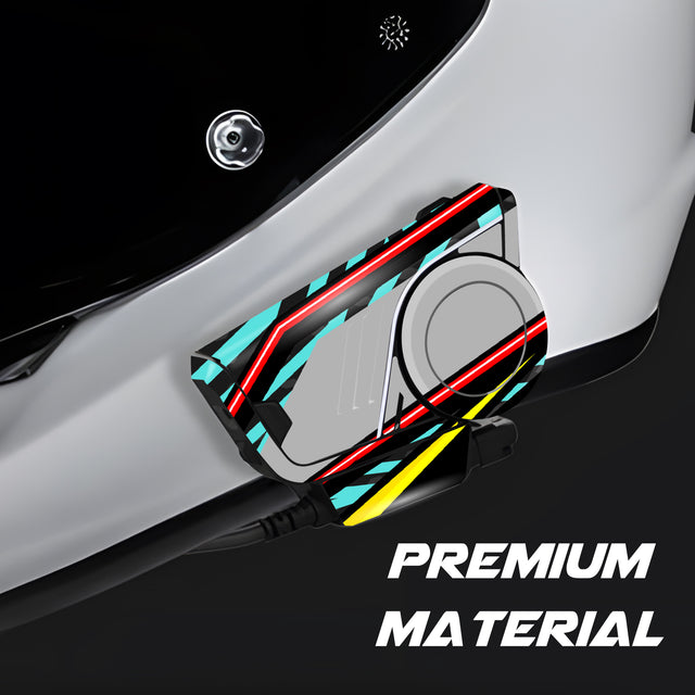 For Sena 60S Skin Stickers Communication System Protection Graphics Decal L08 Abstract Gray Motorcycle Accessories