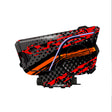 For Sena 60S Skin Stickers Communication System Protection Graphics Decal L09 Abstract Orange Red Motorcycle Accessories