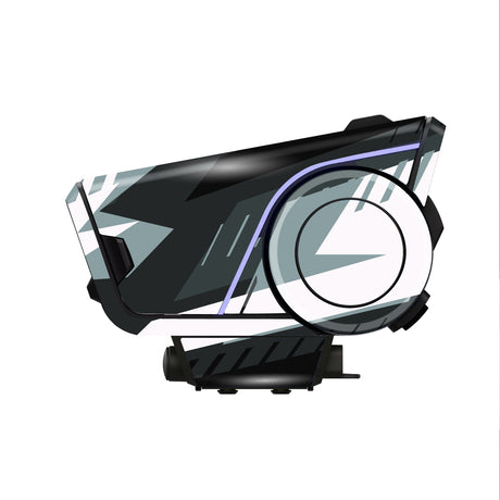 For Sena 60S Skin Stickers Communication System Protection Graphics Decal L12 Abstract Black White Motorcycle Accessories