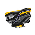 For Sena 60S Skin Stickers Communication System Protection Graphics Decal L20 Abstract Yellow Gray Motorcycle Accessories