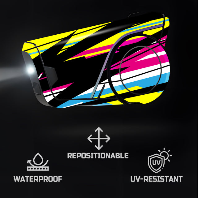 For Sena 60S Skin Stickers Communication System Protection Graphics Decal L25 Abstract Colorful Motorcycle Accessories