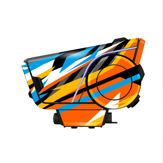 For Sena 60S Skin Stickers Communication System Protection Graphics Decal L28 Abstract Colorful Motorcycle Accessories