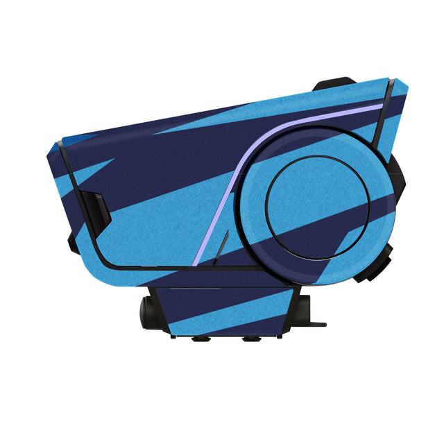 For Sena 60S Skin Stickers Communication System Protection Graphics Decal L32 Abstract Blue Motorcycle Accessories