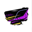 For Sena 60S Skin Stickers Communication System Protection Graphics Decal L33 Abstract Purple Black Motorcycle Accessories
